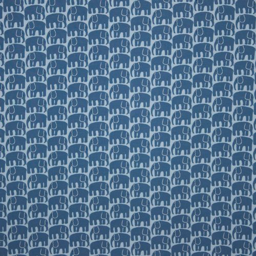 tricot blauw olifantjes