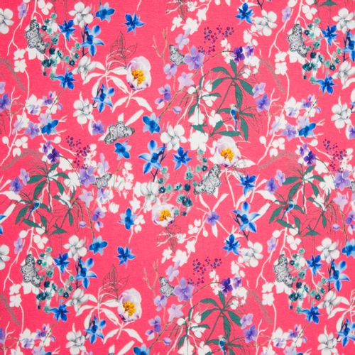 Milliblu's viscose tricot Floral Harmony