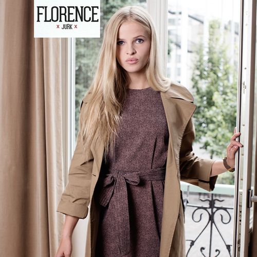 stretch stof Florence jurk