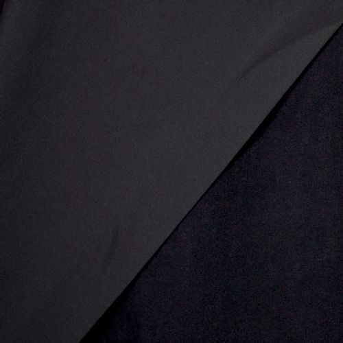 softshell zwart met zwarte fleece binnenkant