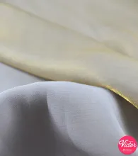 Glanzende gouden viscose polyester van La Maison Victor