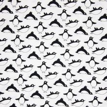 Katoen met pinguïns van Eva Mouton