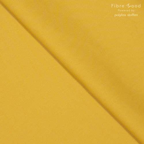 Gele katoen stretch - Fibre Mood