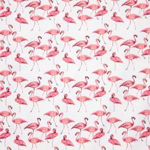Witte Tricot met Flamingo's