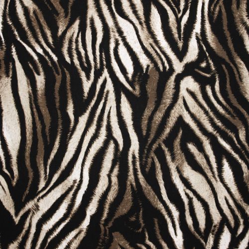 Viscose met tijgerprint van My Image - stoffen van leuven