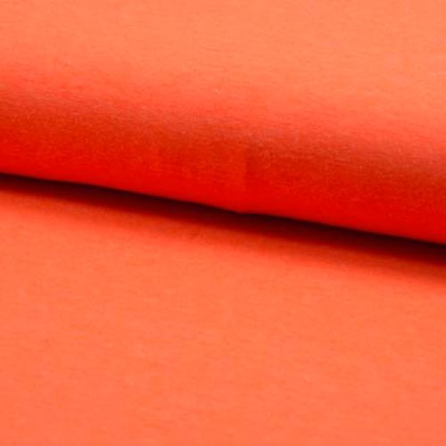 Polyester tricot neon oranje