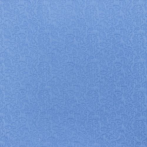 Rekbare polyester jacquard blauw