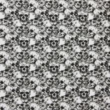 Witte Tricot Skulls van Poppy