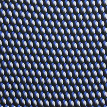 Zwarte Italiaanse viscose tricot met patroon Blauw