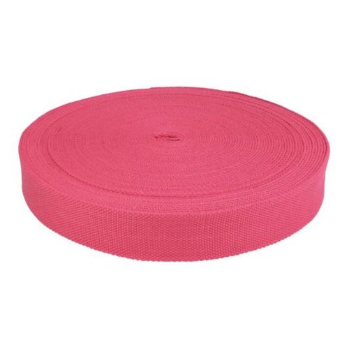 Tassenband / keperband 38 mm roze