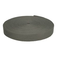 Tassenband / keperband 25 mm donkergrijs