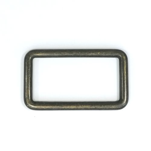 Rechthoekige ring - brons - 3 x 1,5 cm
