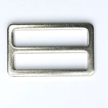 Schuifgesp - zilverkleur - 4 x 0,8 cm