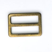 Schuifgesp - brons - 3,2 x 0,8 cm