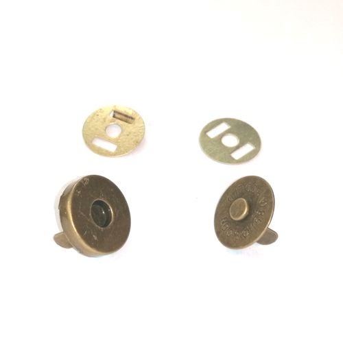 Magneetsluiting - 18 mm - brons