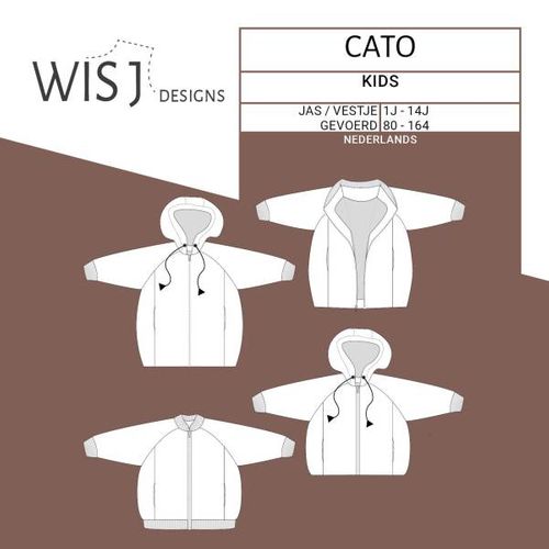 Patroon - Jas & vest - 'Cato' van Wisj - 1 tot 14 jaar - stoffen van leuven