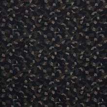 Zwarte viscose met abstracte figuren van Atelier Brunette