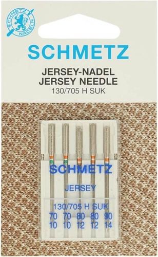 Jersey naalden assortiment 70/80/90/100 - 5 stuks - Schmetz