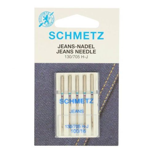 Jeans naalden - 100/16 - 5 stuks - Schmetz