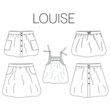Patroon rok en top  (maat 86 - 158) - 'Louise' van Iris May