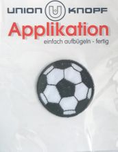 Opstrijkbare applicatie - voetbal - 3,5 cm