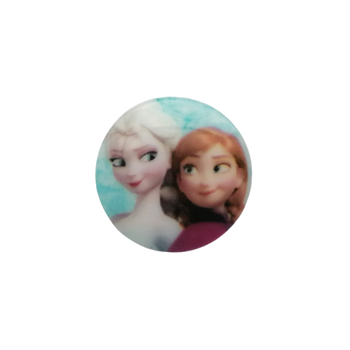 Knoop Disney Anna & Elsa - 18 mm