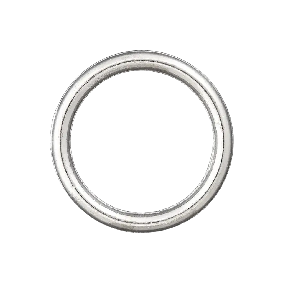O ring - zilverkleur - 25 mm