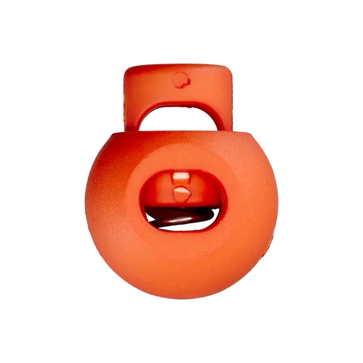 Koordstopper plastic rond 20 mm - oranje
