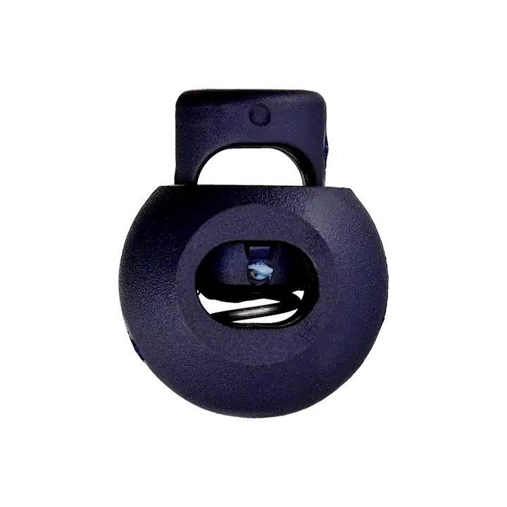 Koordstopper plastic rond 20 mm - donkerblauw