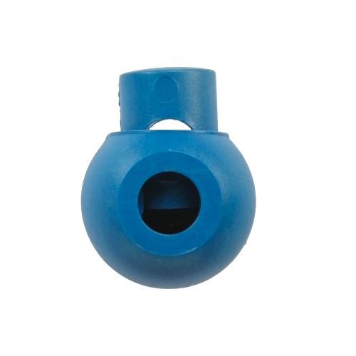 Koordstopper plastic rond 20 mm - blauw - stoffen van leuven