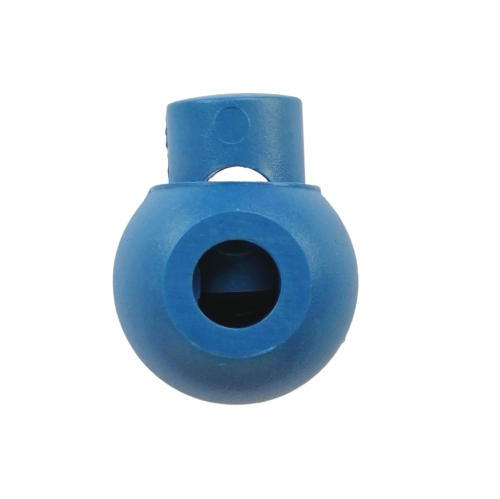 Koordstopper plastic rond 20 mm - blauw