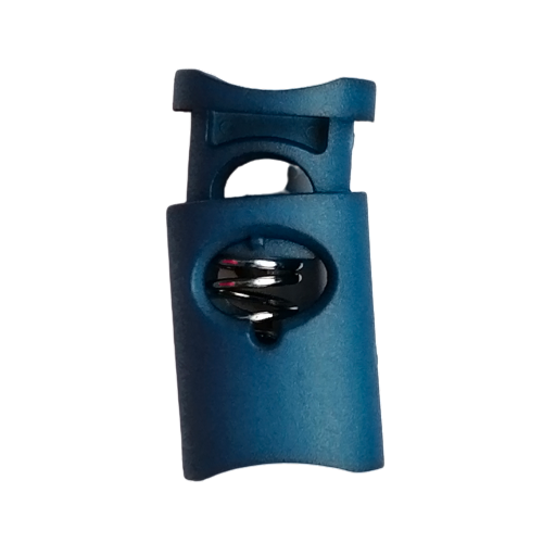 Koordstopper plastic 32 mm - blauw - stoffen van leuven