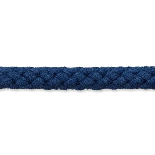 Marineblauwe koord - katoen 7 mm - stoffen van leuven