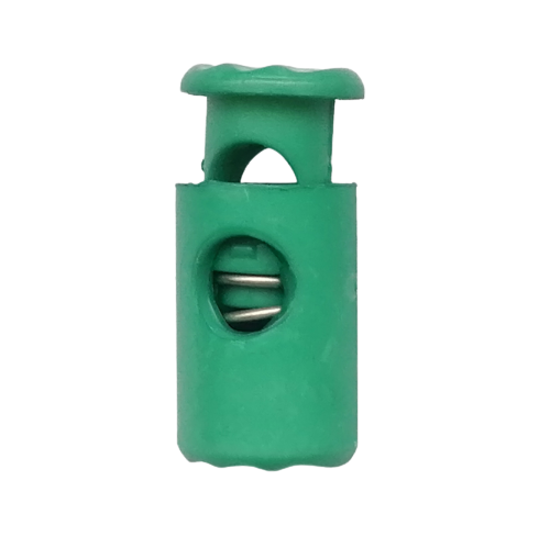 Koordstopper plastic cilinder 20 mm - groen