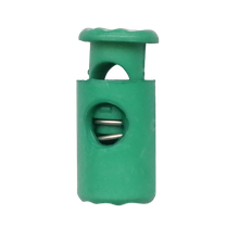 Koordstopper plastic cilinder 20 mm - groen
