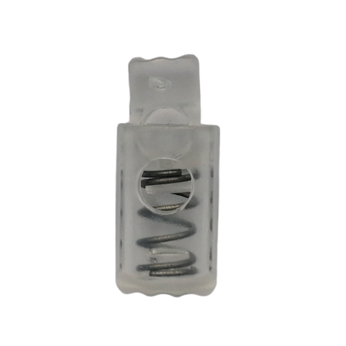 Koordstopper plastic cilinder 24 mm - transparant - stoffen van leuven