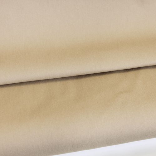 Beige katoen polyester stretch van La Maison Victor - stoffen van leuven