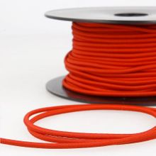 Rond elastisch touw - 3 mm rood