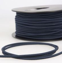 Rond elastisch touw - 3 mm marineblauw