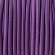 Rond elastisch touw - 3 mm paars