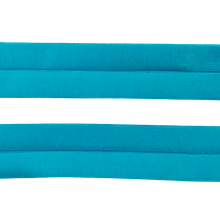 Biais - licht rekbare katoen 2 cm - turquoise