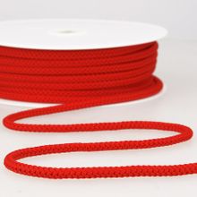 Rode rekbare koord - polyester 4,5 mm
