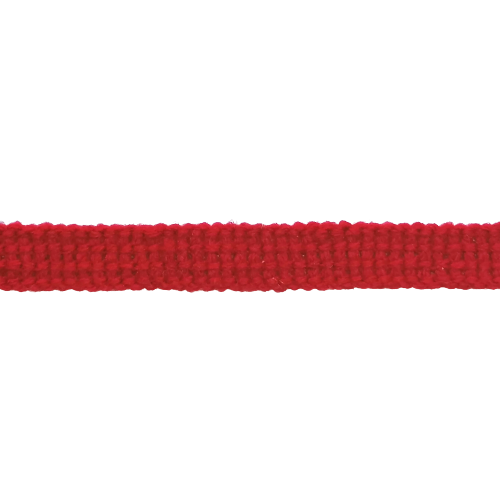 Rode platte koord / veter - katoen 9 mm - stoffen van leuven