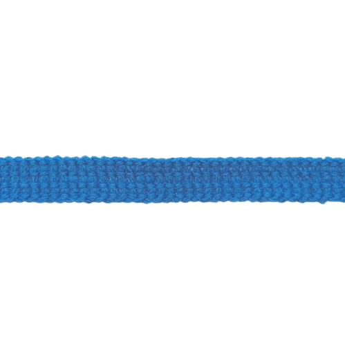 Blauwe platte koord / veter - katoen 9 mm - stoffen van leuven