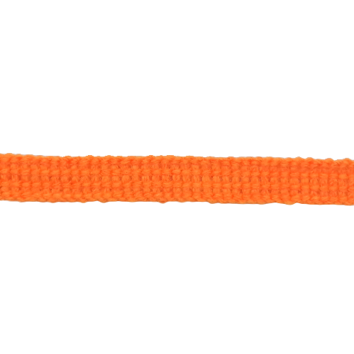 Oranje platte koord / veter - katoen 9 mm