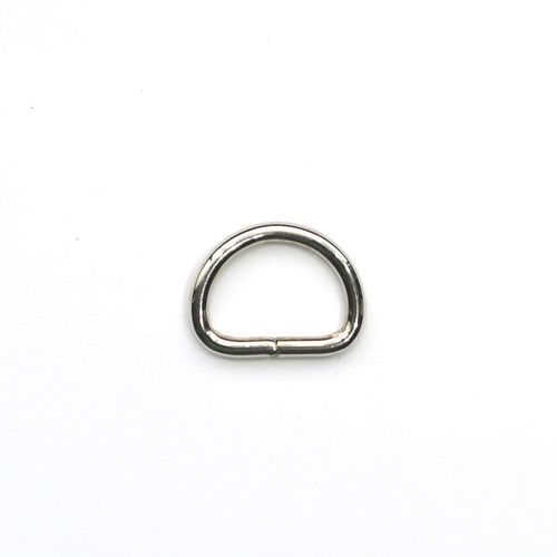 D ring - zilver - 15 mm