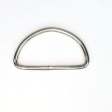 D ring - zilver - 40 mm