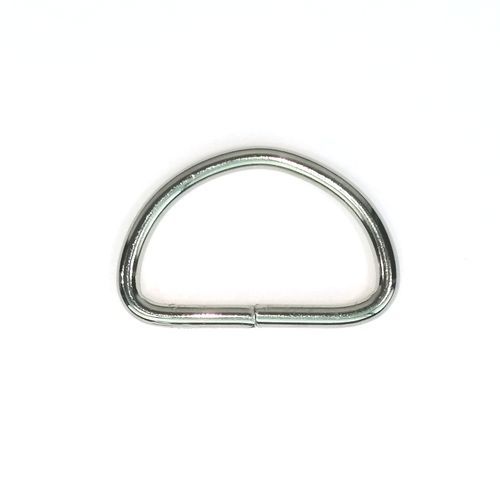 D ring - zilverkleur - 30 mm - stoffen van leuven