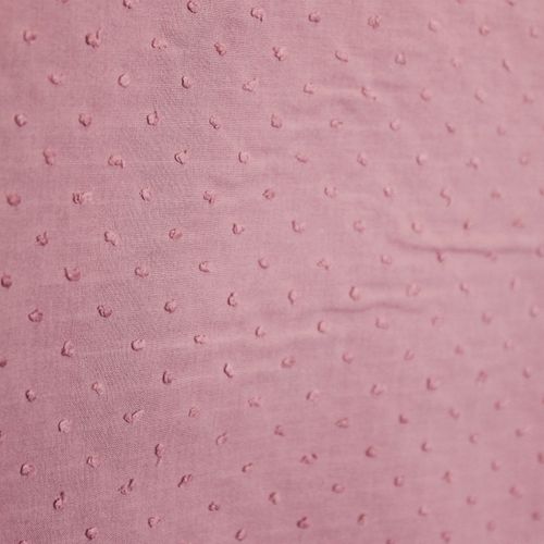 Roze katoen plumetis van Atelier Jupe