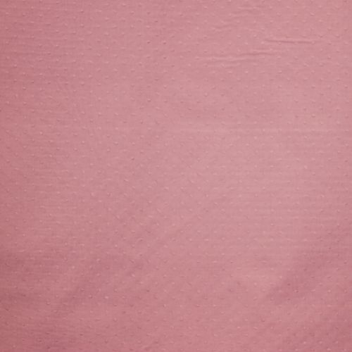 Roze katoen met bolletjes van Atelier Jupe - stoffen van leuven